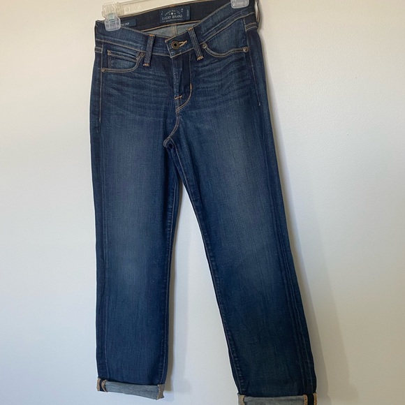 Lucky Brand Brooke Crop Dark Wash Jeans - Picture 2 of 10